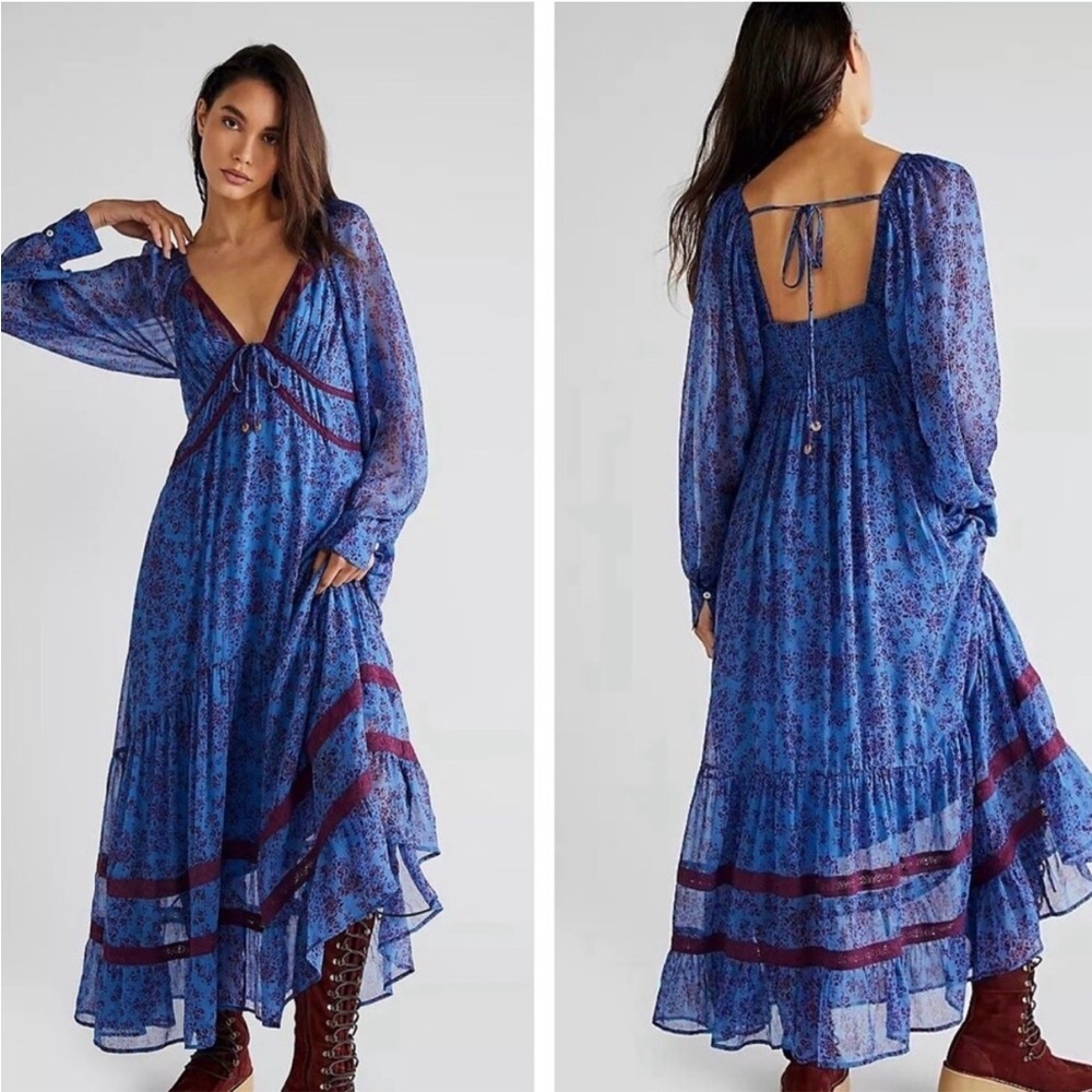NWT Free People Calloway Maxi Dress Size Medium